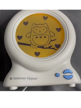 Tommee Tippee Ollie Owl Kids Night Light Works Tested Sleep Trainer GroClock USB